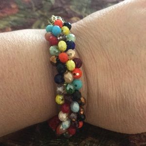 Bracelet  of different colored Crystal czech